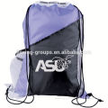 Hot-sale custom plain black drawstring backpack,various material and design, OEM orders are welcome